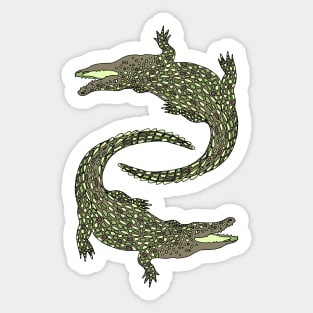 Crocodiles (Camo Palette) Sticker